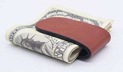 Handmade genuine Leather Money Clip
