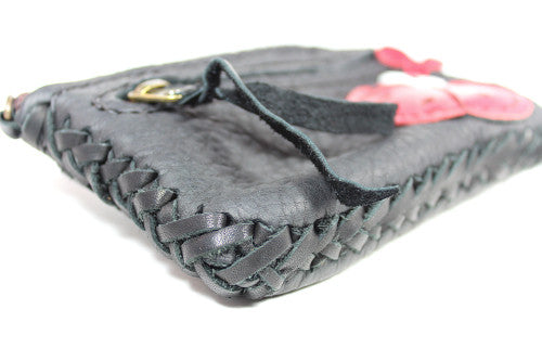Handmade genuine cowhide leather clutches/wristlets with animal designs : CLC-03 - Atlas Goods