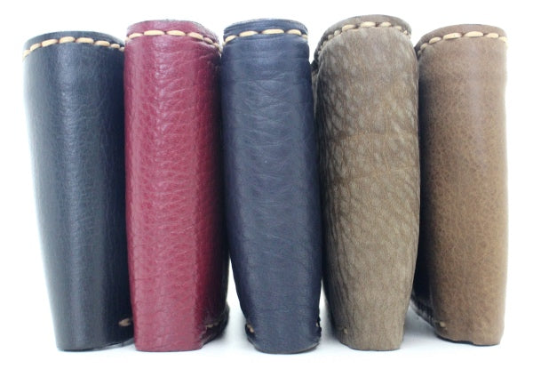 Handmade western genuine leather bifold wallet