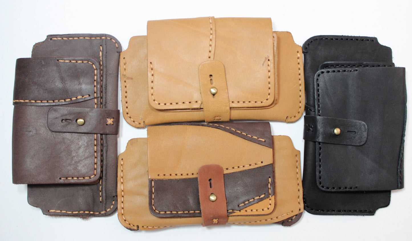 Handmade leather phone /card case