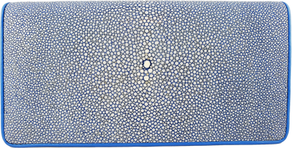 Genuine polished stingray leather crossbody purse/ clutch/ wristlet